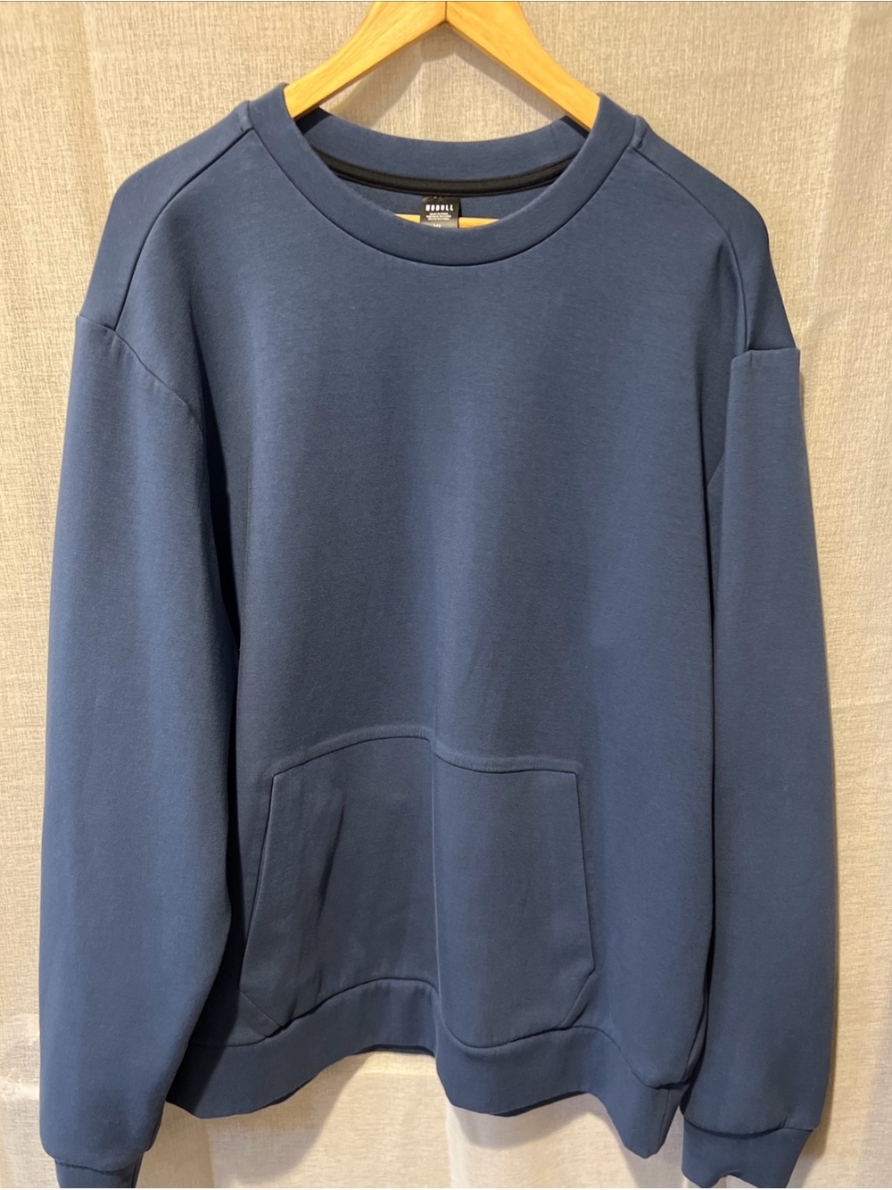 💙Men's NOBULL Navy Blue Pullover Sweatshirt Kangaroo Pocket. Size XL